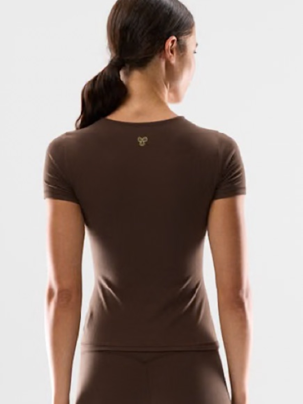 Aritzia Essential Butter Top Mocha Brown - Picture 2 of 4